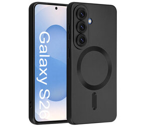 ShieldCase® Samsung Galaxy S26 Plus MagSafe-Hülle mit Objektivschutz (schwarz)