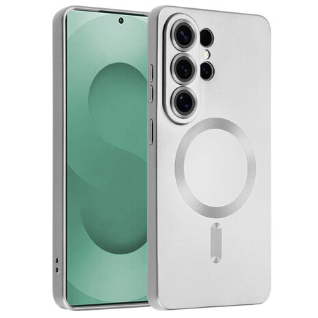 ShieldCase® ShieldCase Samsung Galaxy S26 Ultra MagSafe Hülle mit Objektivschutz (silber)