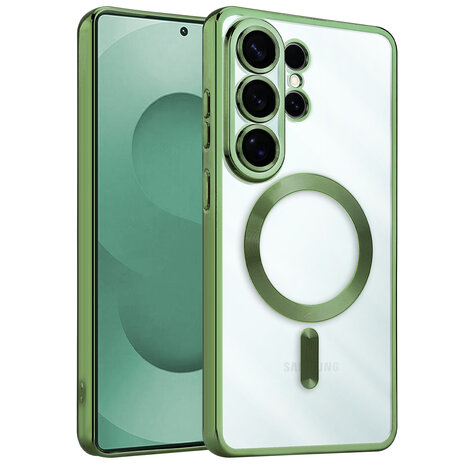 ShieldCase® ShieldCase Samsung Galaxy S26 Ultra Hülle mit Kameraabdeckung (dunkelgrün)