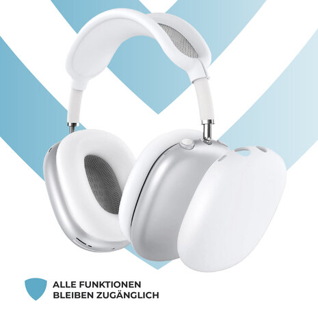 ShieldCase AirPods Max Silikonhüllen (weiß)