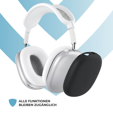 ShieldCase AirPods Max Silikonhüllen (schwarz)