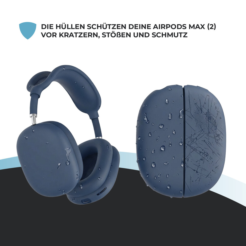 ShieldCase AirPods Max Silikonhüllen (dunkelblau)