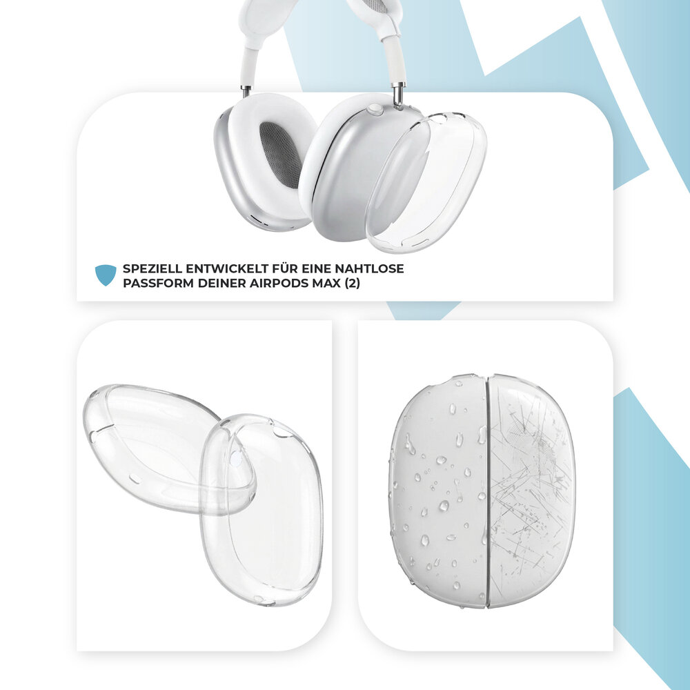 ShieldCase AirPods Max Silikonhüllen (transparent) ShieldCase AirPods Max Silikonhüllen (transparent)