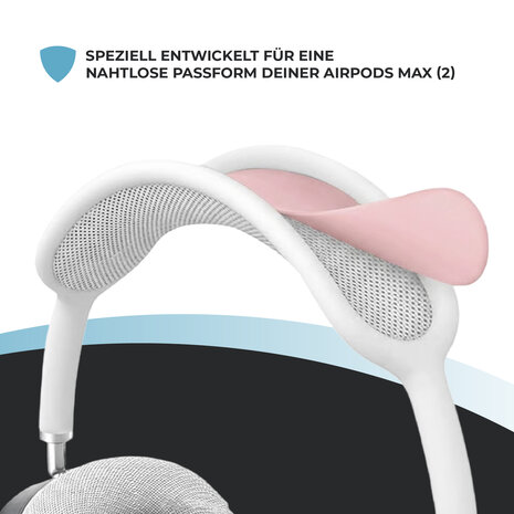 ShieldCase AirPods Max Silikonhüllen - 4-in-1 Set (pink)
