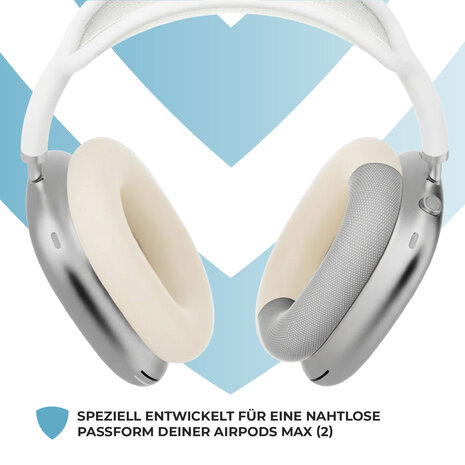 ShieldCase AirPods Max 2 Silikon-Ohrpolster (Sternenlicht)