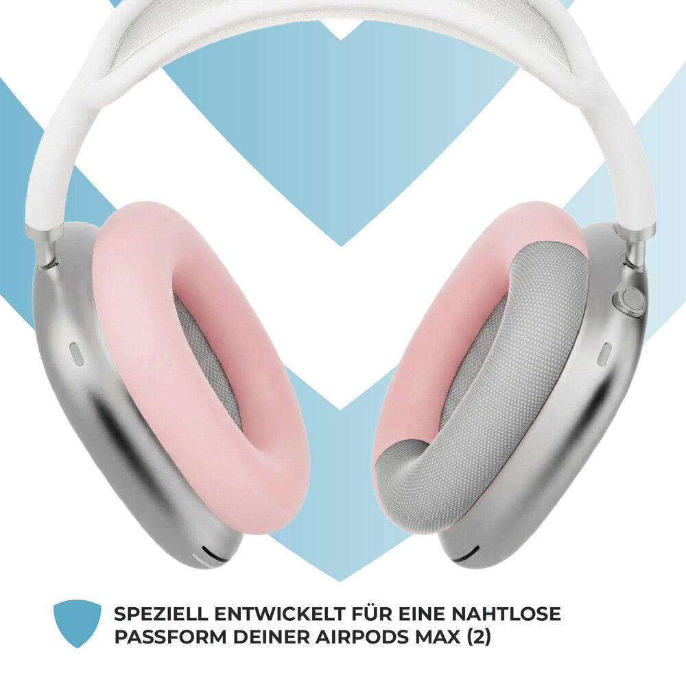 ShieldCase AirPods Max 2 Silikon-Ohrpolster (rosa)
