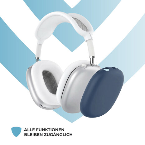 ShieldCase AirPods Max 2 Silikonhüllen - 4-in-1-Set (dunkelblau) ShieldCase AirPods Max 2 Silikonhüllen - 4-in-1-Set (dunkelblau)