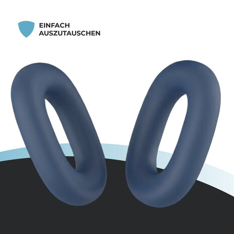 ShieldCase AirPods Max Silikon-Ohrpolster & Schutzhülle (dunkelblau)