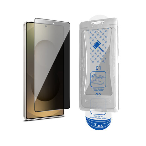 Coverzs Coverzs Samsung Galaxy S26 Ultra gehärtetes Glas Privacy Displayschutz mit Rahmen (2er-Pack)