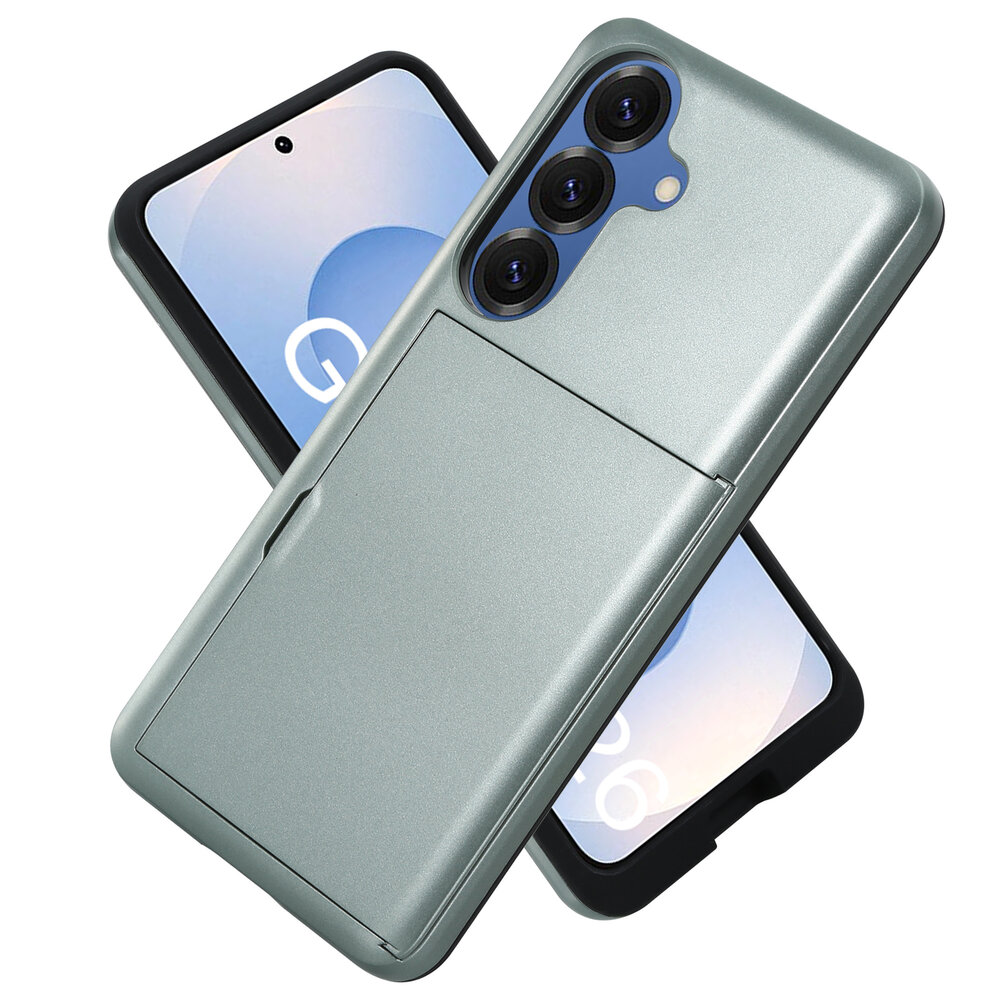 ShieldCase® ShieldCase Samsung Galaxy S26 Kartelhalterhülle mit Verschluss (dunkelgrün)