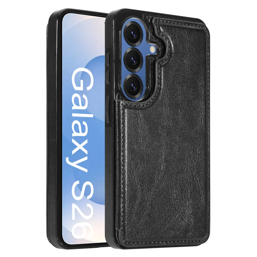 ShieldCase® ShieldCase Samsung Galaxy S26 Wallet-Hülle (schwarz)