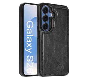 ShieldCase® Samsung Galaxy S26 Wallet-Hülle (schwarz)