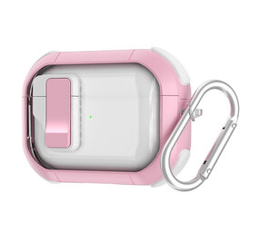 Coverzs AirPods 3 TPU Rugged Case mit Schloss (pink)
