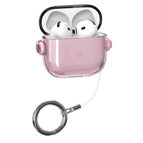 Coverzs Coverzs Airpods 3 TPU & PC-Durchsichtshülle (transparent / pink)