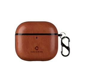 Coverzs AirPods 3 PU Lederhülle (braun)