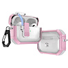 Coverzs Coverzs AirPods 4 TPU Robuste Hülle mit Schloss (pink)
