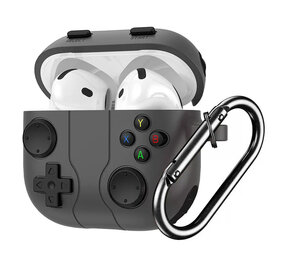 Coverzs AirPods 4 Silikonhülle 'Gamer' (Schwarz)