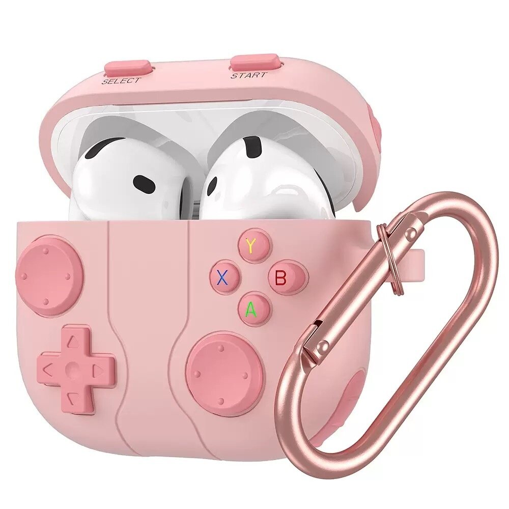 Coverzs Coverzs AirPods 4 Silikonhülle 'Gamer' (Pink) Coverzs Coverzs AirPods 4 Silikonhülle 'Gamer' (Pink)