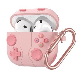 Coverzs AirPods 4 Silikonhülle 'Gamer' (Pink) Coverzs AirPods 4 Silikonhülle 'Gamer' (Pink)