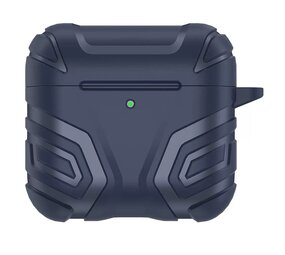 Coverzs AirPods 4 TPU rutschfeste Stoßstangenhülle (blau)