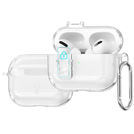 Coverzs Coverzs AirPods Pro / Pro 2 Anti-Gelb-TPU-Hülle (transparent)