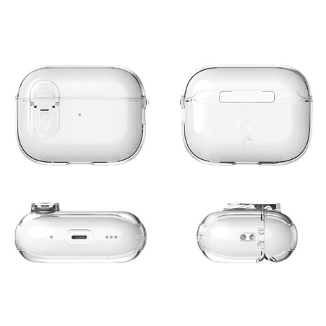 Coverzs Coverzs AirPods Pro / Pro 2 Anti-Gelb-TPU-Hülle (transparent)