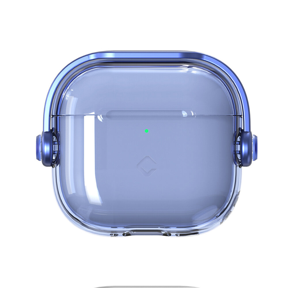 Coverzs Coverzs AirPods Pro / Pro 2 TPU & PC Durchsichtshülle (transparent / blau)