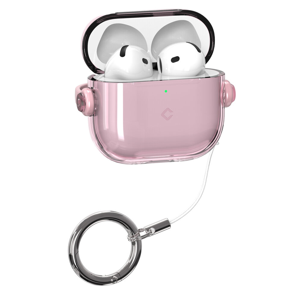 Coverzs Coverzs AirPods Pro / Pro 2 TPU & PC Durchsichtshülle (transparent / pink)
