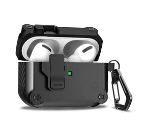 Coverzs AirPods Pro / Pro 2 TPU & PC Rugged Case (schwarz)