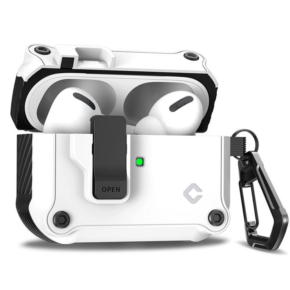 Coverzs Coverzs AirPods Pro / Pro 2 TPU & PC Rugged Case (weiß)