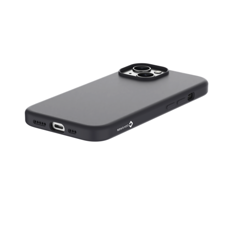 Coverzs Coverzs iPhone 15 Liquid Silikon-MagSafe-Hülle (grau)