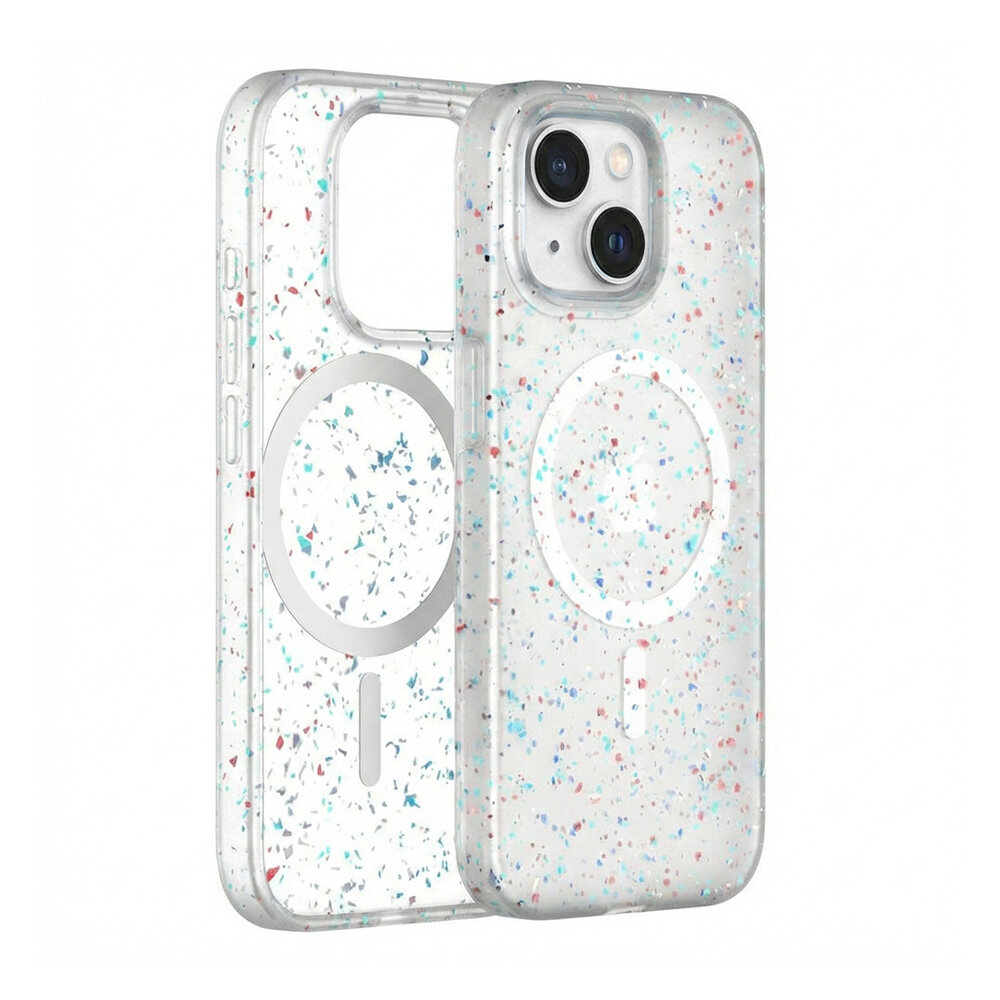 Coverzs Coverzs iPhone 15 Recycled MagSafe-Hülle (Weiß)