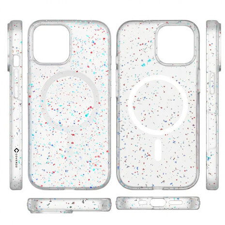 Coverzs Coverzs iPhone 15 Recycled MagSafe-Hülle (Weiß)