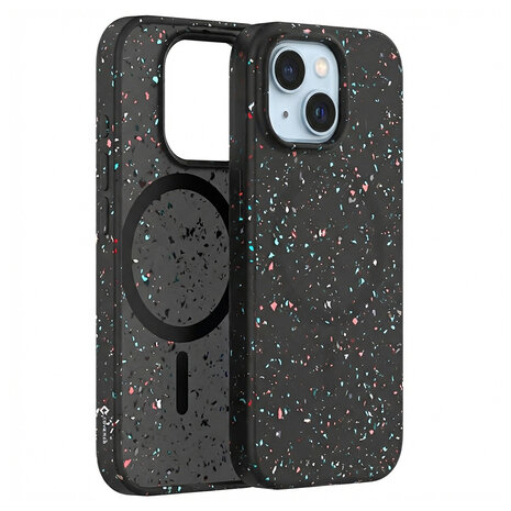 Coverzs Coverzs iPhone 15 Recycled MagSafe-Hülle (Schwarz)