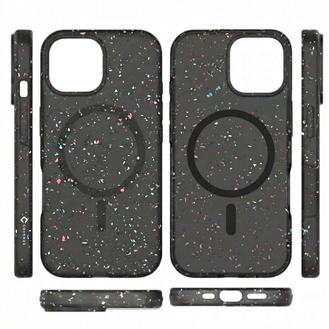 Coverzs Coverzs iPhone 15 Recycled MagSafe-Hülle (Schwarz)