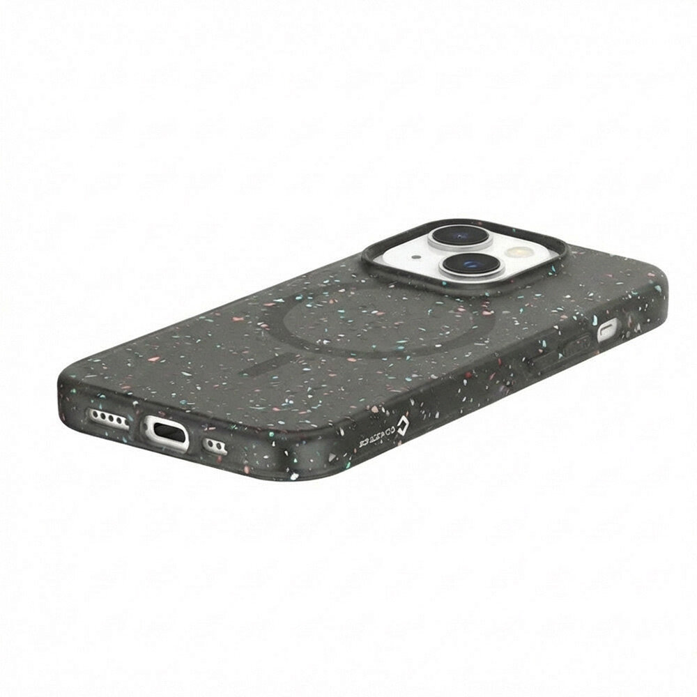 Coverzs Coverzs iPhone 15 Recycled MagSafe-Hülle (Schwarz)
