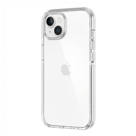 Coverzs Coverzs iPhone 15 transparentes stoßsichere Hülle (weiß)