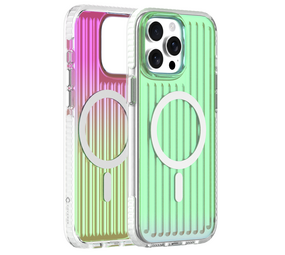 Coverzs iPhone 15 Pro Gradient MagSafe Hülle (grün)