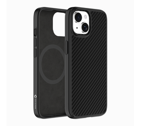 Coverzs iPhone 15 Plus Kevlar MagSafe Silikonhülle (schwarz) Coverzs iPhone 15 Plus Kevlar MagSafe Silikonhülle (schwarz)