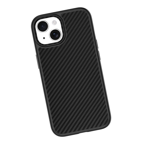 Coverzs Coverzs iPhone 15 Plus Kevlar MagSafe Silikonhülle (schwarz) Coverzs Coverzs iPhone 15 Plus Kevlar MagSafe Silikonhülle (schwarz)