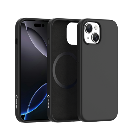 Coverzs Coverzs iPhone 15 Plus flüssiges Silikon MagSafe (schwarz) Coverzs Coverzs iPhone 15 Plus flüssiges Silikon MagSafe (schwarz)