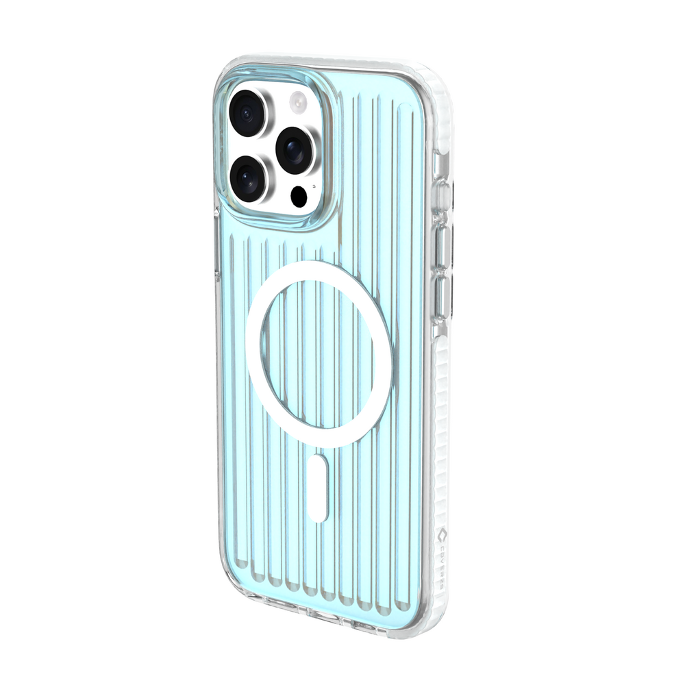 Coverzs Coverzs iPhone 15 Pro Max Gradient MagSafe Hülle (blau)