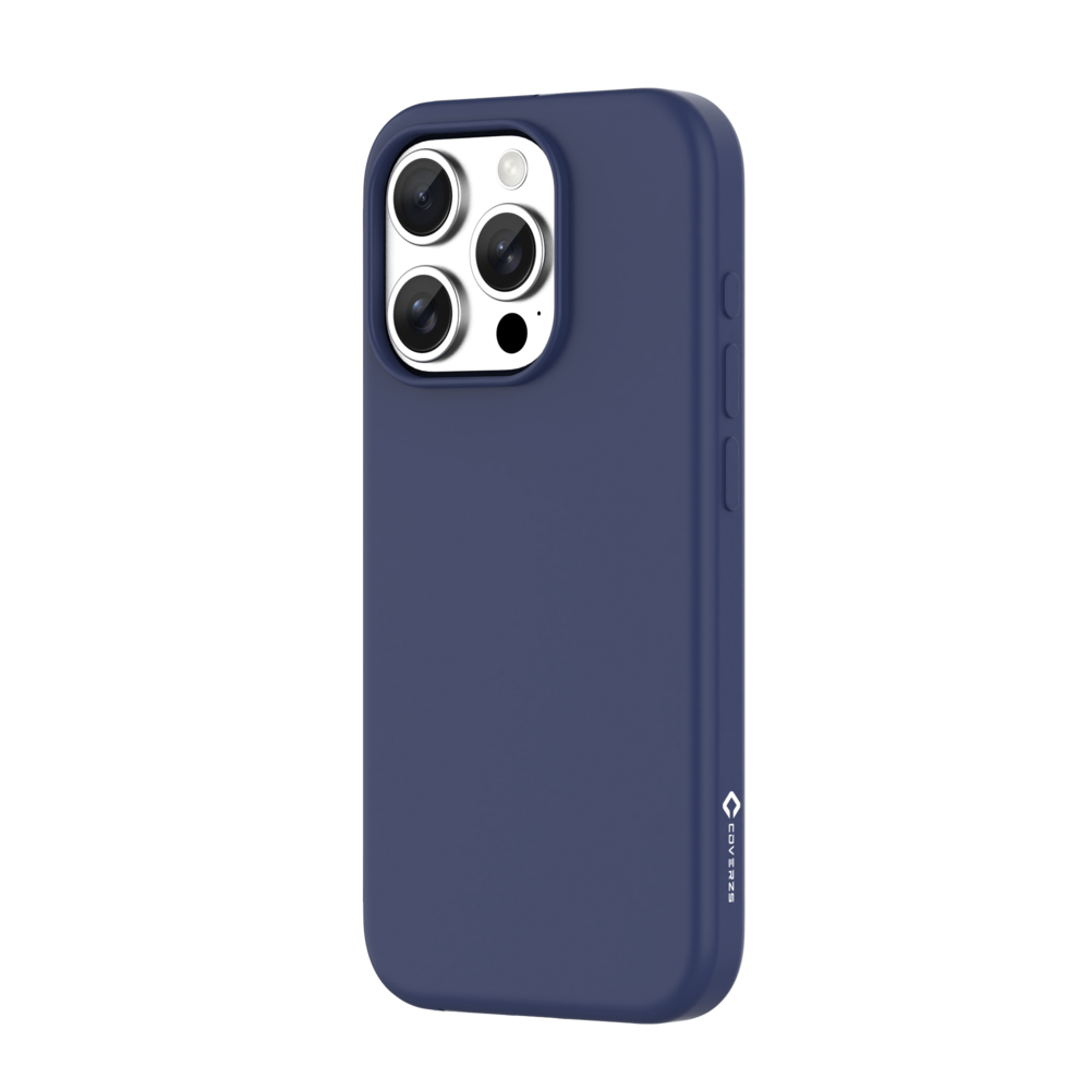 Coverzs Coverzs iPhone 15 Pro Max flüssiges Silikon MagSafe-Case (blau) Coverzs Coverzs iPhone 15 Pro Max flüssiges Silikon MagSafe-Case (blau)