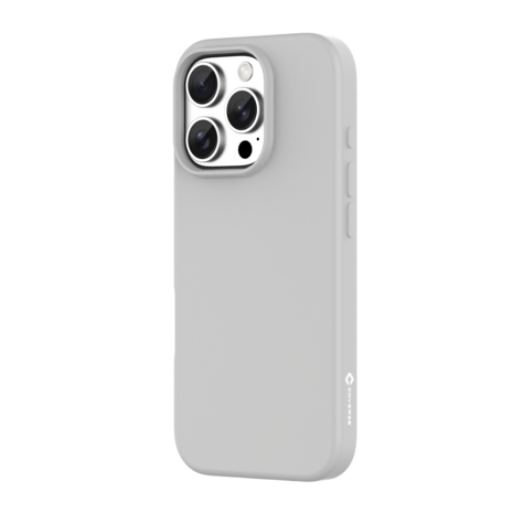 Coverzs Coverzs iPhone 15 Pro Max flüssiges Silikon MagSafe Cover (grau)