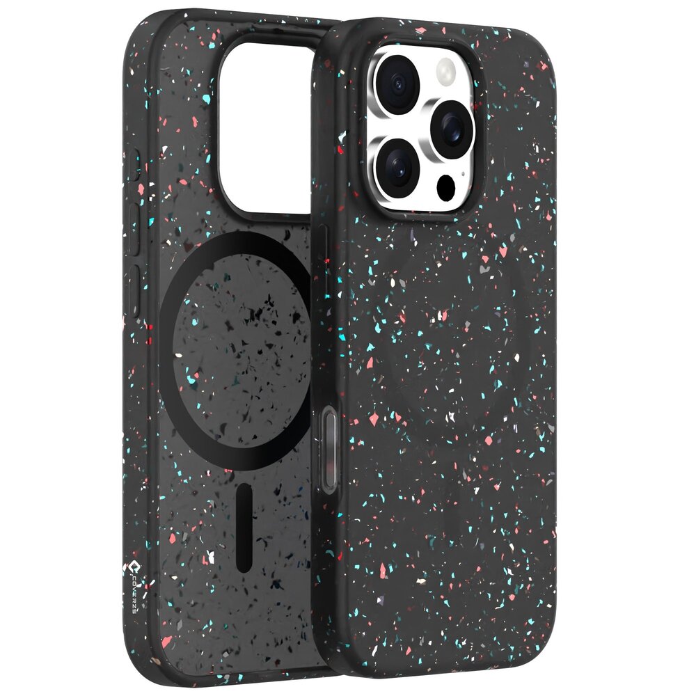 Coverzs Coverzs iPhone 15 Pro Max Recycled MagSafe-Hülle (Schwarz)