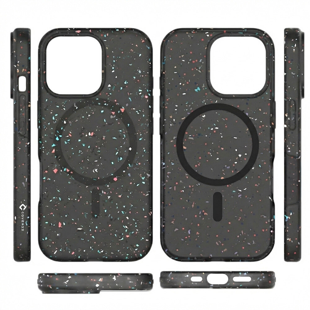 Coverzs Coverzs iPhone 15 Pro Max Recycled MagSafe-Hülle (Schwarz)