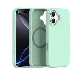 Coverzs iPhone 16 Liquid Silikon MagSafe Hülle (grün)