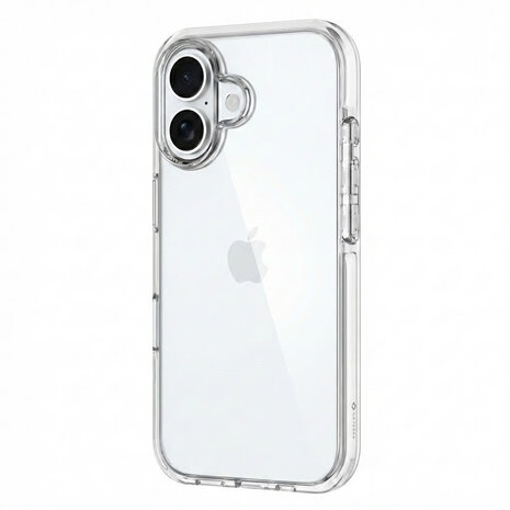 Coverzs Coverzs iPhone 16 transparentes stoßsichere Hülle (weiß)