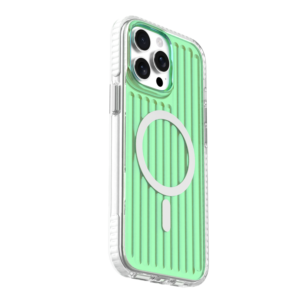 Coverzs Coverzs iPhone 16 Pro Gradient MagSafe Hülle (grün)