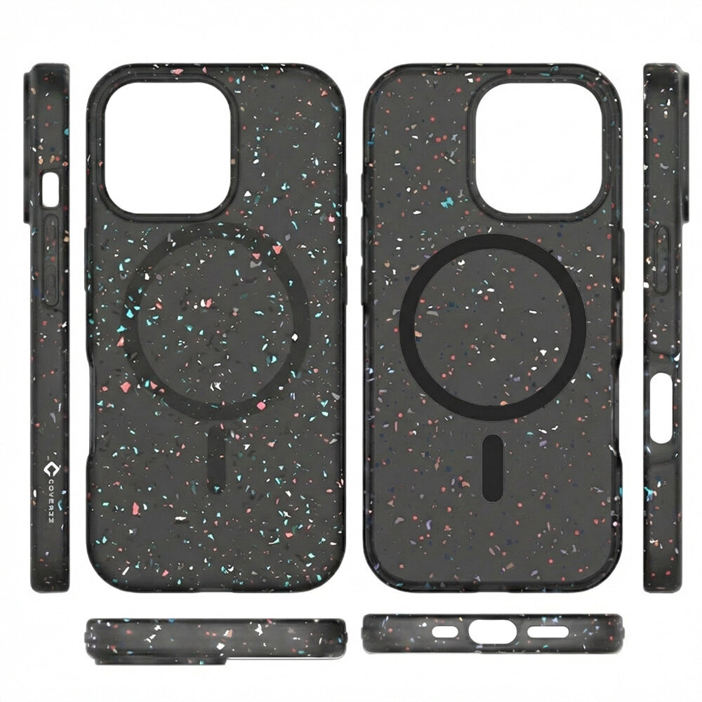 Coverzs Coverzs iPhone 16 Pro Recycled MagSafe-Hülle (Schwarz)